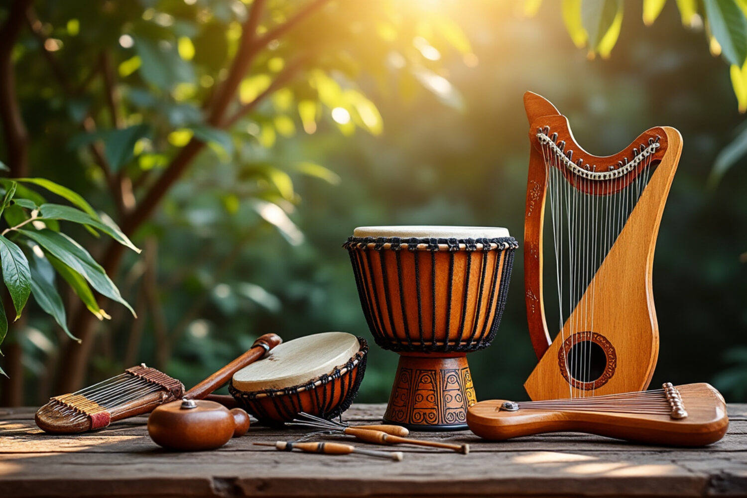 Du djembé à la kora : les instruments de musique africains expliqués