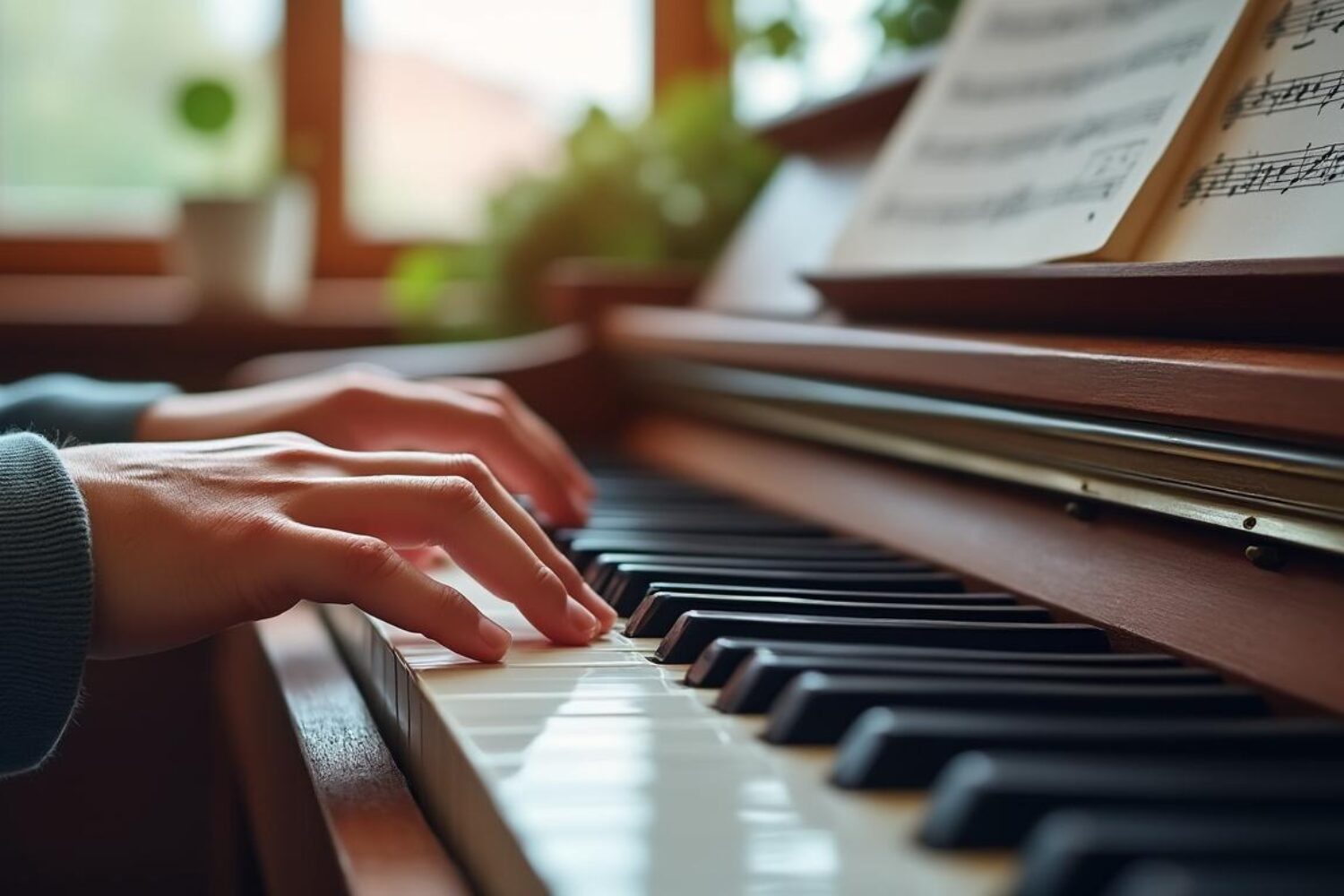 Lire les notes de musique au piano : repérage et premières gammes
