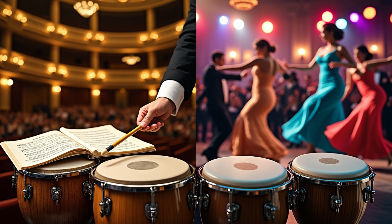 découvrez l'histoire des timbales, apprenez les techniques de jeu et faites le bon choix entre styles classique et salsa pour maîtriser cet instrument vibrant.
