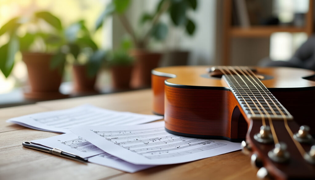 téléchargez 35 tablatures de guitare faciles, spécialement sélectionnées pour les débutants. progressez rapidement en jouant vos premières mélodies.