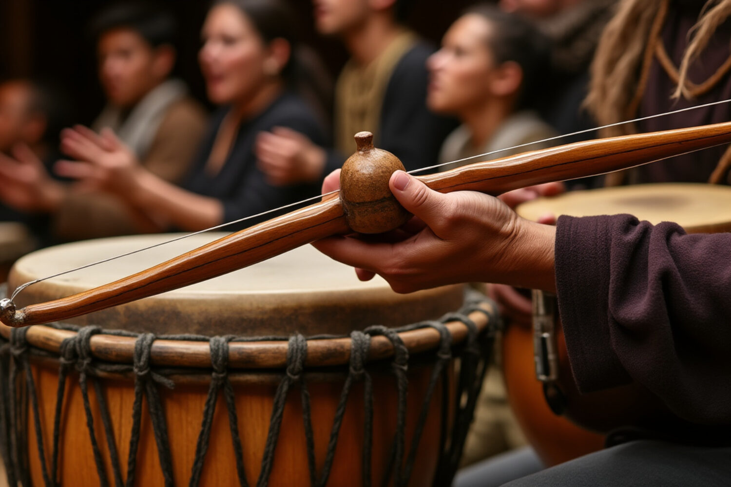La musique de la capoeira : berimbau, atabaque et chansons rituelles