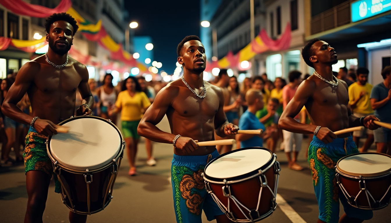 découvrez les tambours brésiliens emblématiques de la samba : surdo, caixa, repinique et d'autres rythmes essentiels qui animent cette musique festive et traditionnelle.