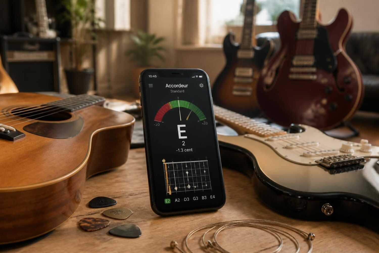 Meilleure application accordeur guitare gratuite : notre sélection testée