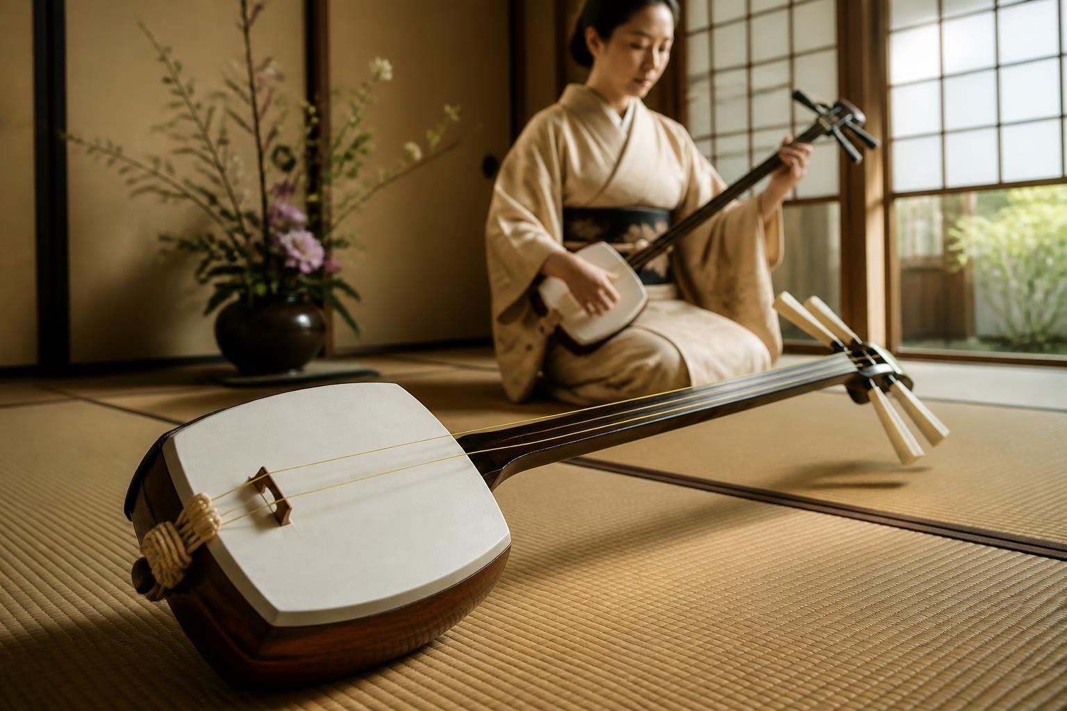 découvrez le shamisen, instrument traditionnel japonais : ses origines, ses sonorités uniques et son rôle essentiel dans la musique japonaise.