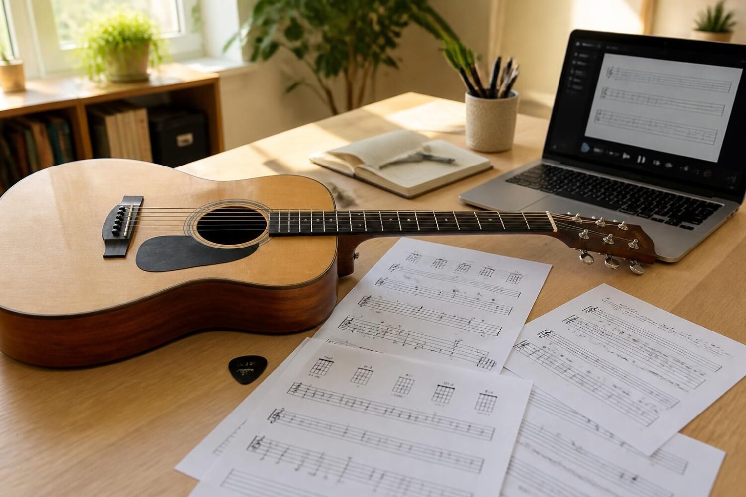 Tablatures faciles pour débutants à la guitare : sélection gratuite et PDF à imprimer