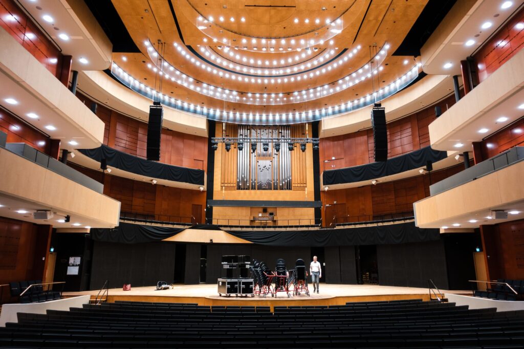 Cité de la musique concerts, — intérieur d'une salle de concert